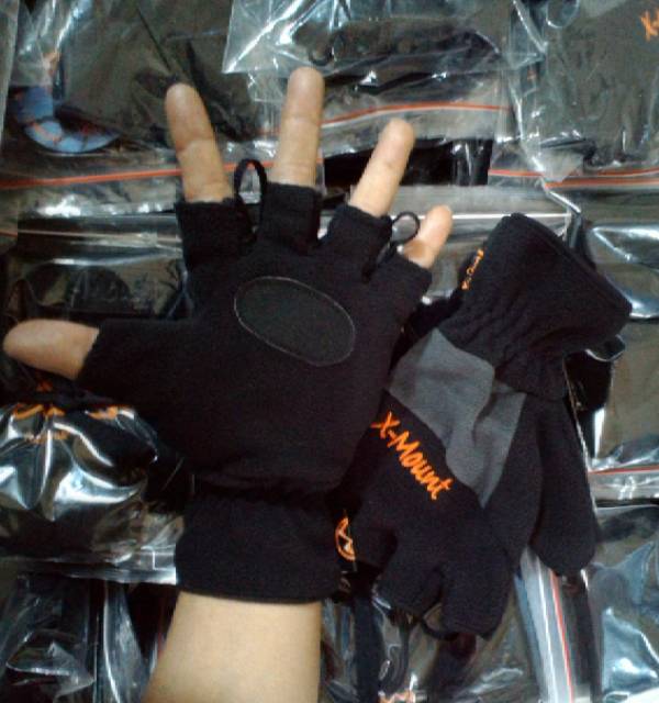 XMOUNT GLOVES Sarung Tangan Pendek Half Finger for Bikers, Motor, Sepeda, adventure, Gunung