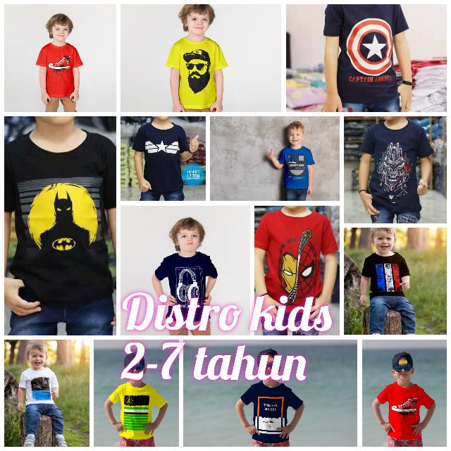 Kaos Distro Anak Usia 2-7 THN THIRTEEN-8
