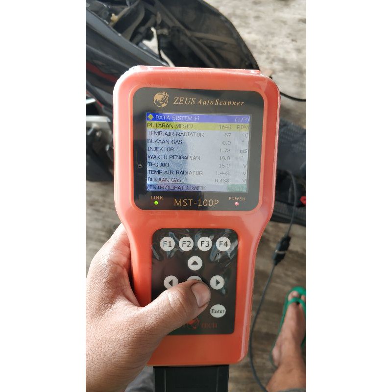 MST 100p+Kawasaki scanner motor injeksi 13in 1