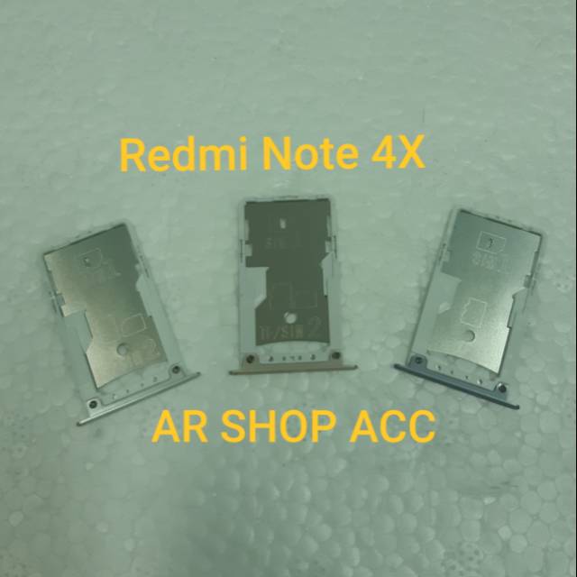 Sim Tray Slot Sim Tempat Sim Card Xiaomi Redmi Note 4X