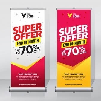 

Roll Up Banner 85x200 Bahan Albatros
