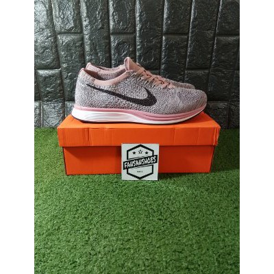 Dijual Sepatu NIKE Free Racer Flyknit Strawberry Pearl Pink Premium High Quality Diskon