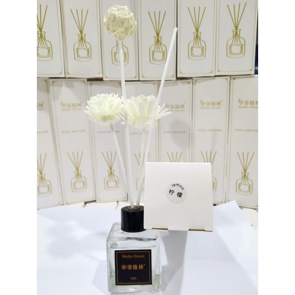 Reed Diffuser Pengharum Ruangan Aroma Bunga Aromateraphy Reed Diffuser Murah Aroma Ruangan Aroma Ruangan-AROMA-50-LEMON