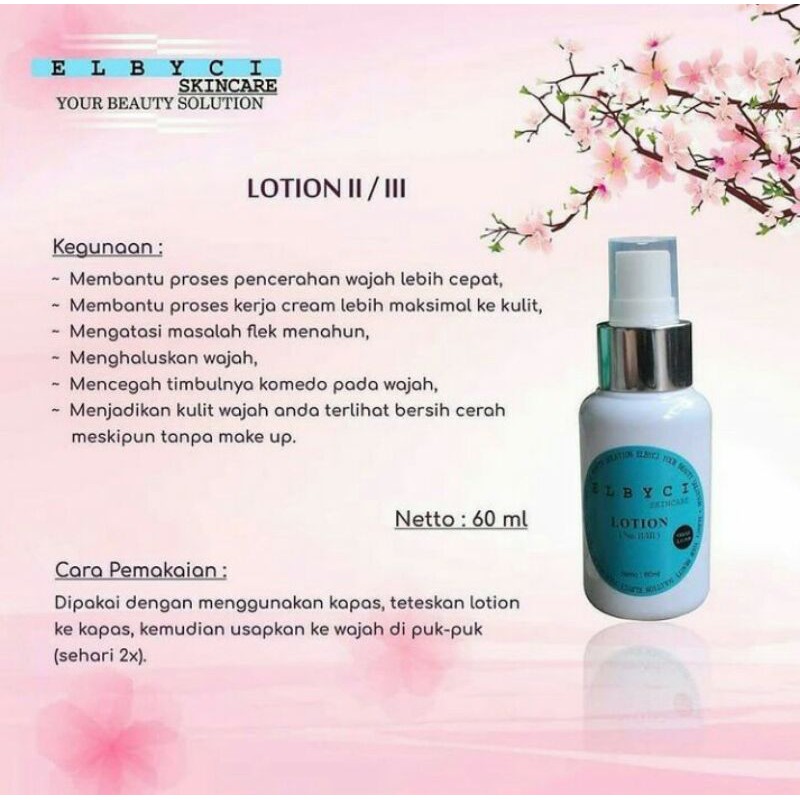 elbyci lotion wajah optimal
