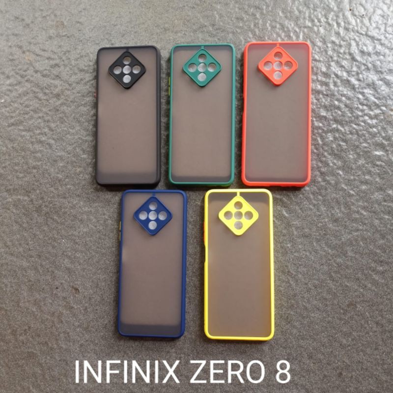 Case infinix Zero 8 . Note 7 my choice soft softcase softshell silikon cover