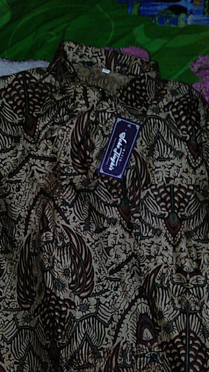 Size M L Xl Xxl Xxxl Bswart Batik Hrb026 Kenongo Hem Pendek Padi Pekalongan M L Xl Batik Pria Murah