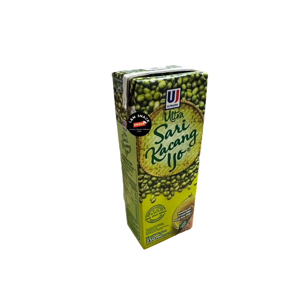 Ultra Sari Kacang Ijo Minuman Ukuran 150ml/250ml