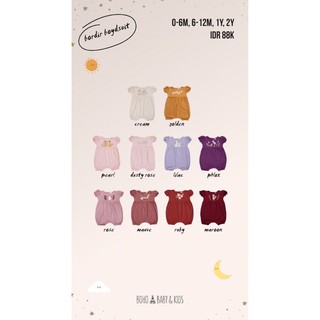 BOHOBABY Baju Bayi BORDIR BODYSUIT Shopee Indonesia BOHOBABY Baju Bayi BORDIR BODYSUIT Shopee Indonesia