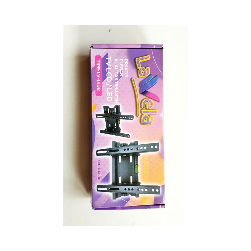 Bracket TV 10inch-42inch plus waterpass Breket TV
