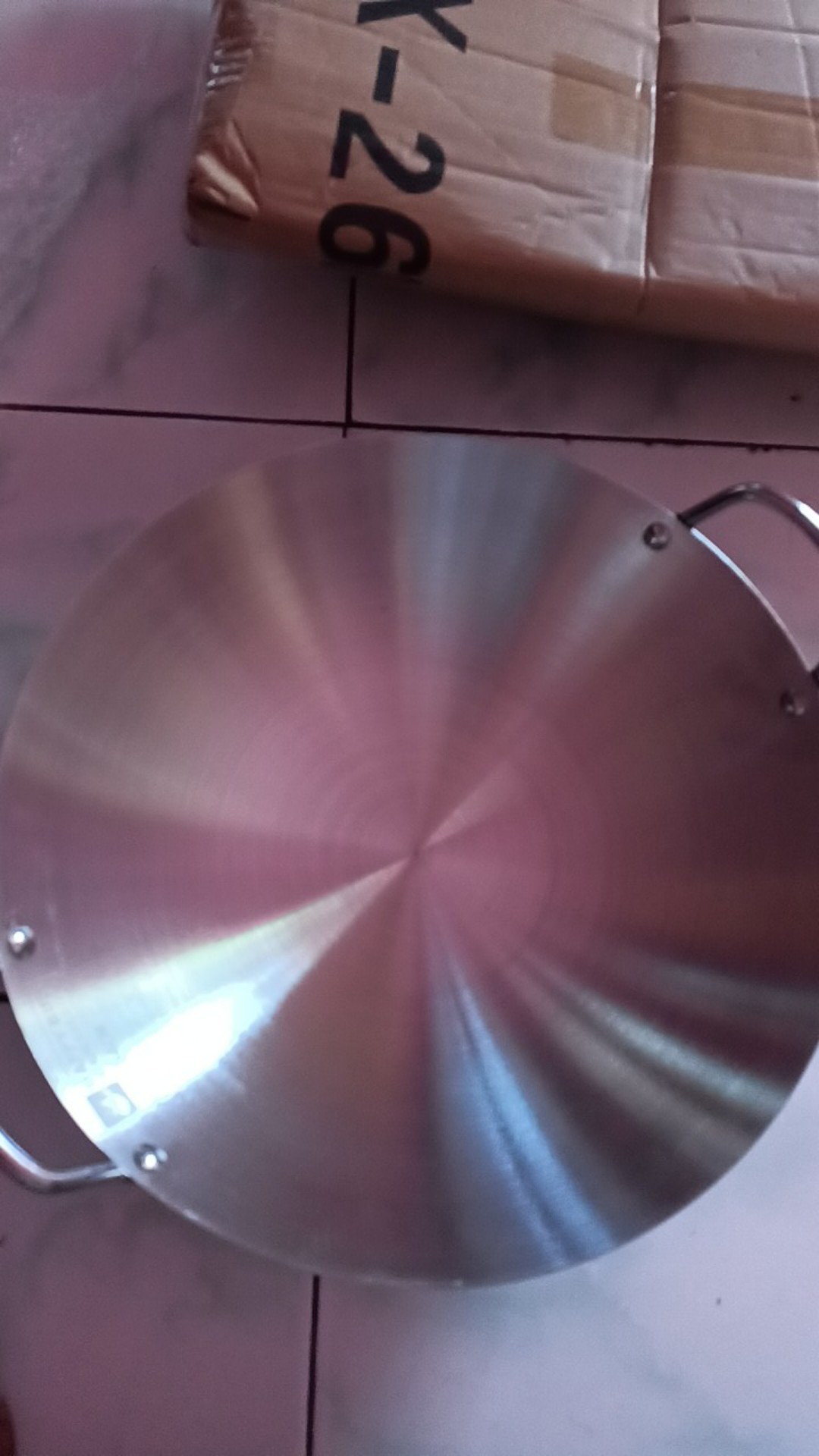 Wajan/kuali Ukuran 34cm Bahan Stainless Steel Happy Bird Termurah