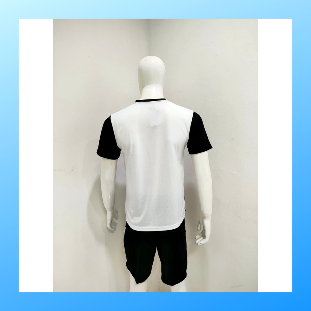 jersey volly pria kaos voli baju bola dan celana setelan wanita dewasa t-shirt outfit seragam jarsey kostum olahraga custom pakaian apparel sport jersy volley ball casual jersi suit AC109 putih