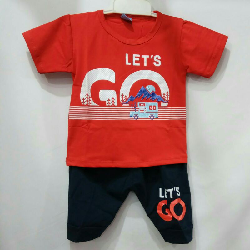 baju setelan anak laki-laki usia 1-4tahun bahan kaos spandex impor adem merk timmy kids