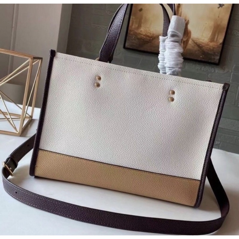 Coach Dempsey Carryall In Colorblock Signature Canvas (C2182)