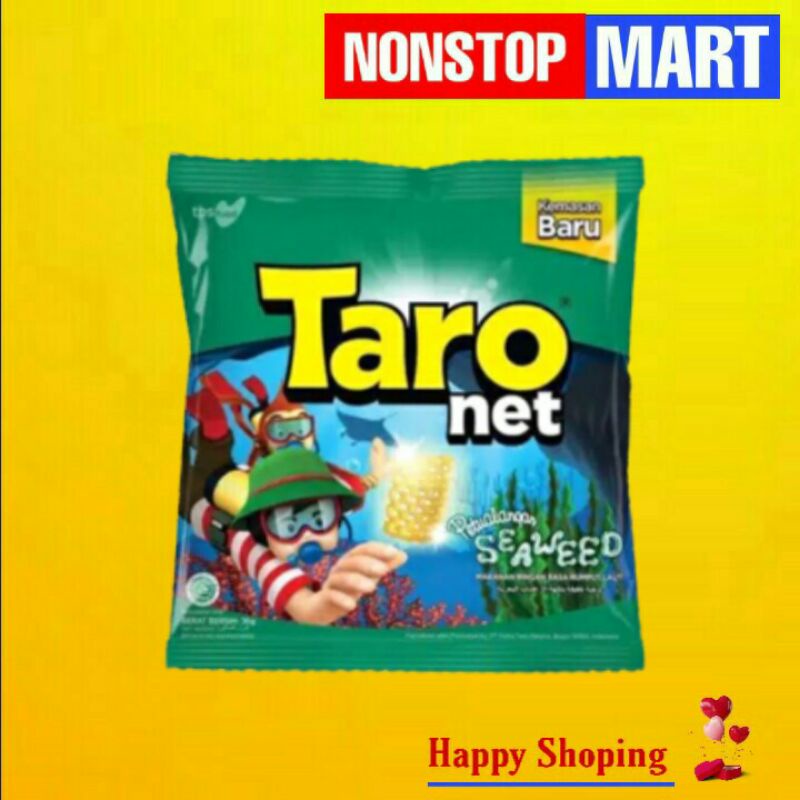 TARO NET snack renceng 10 pcs