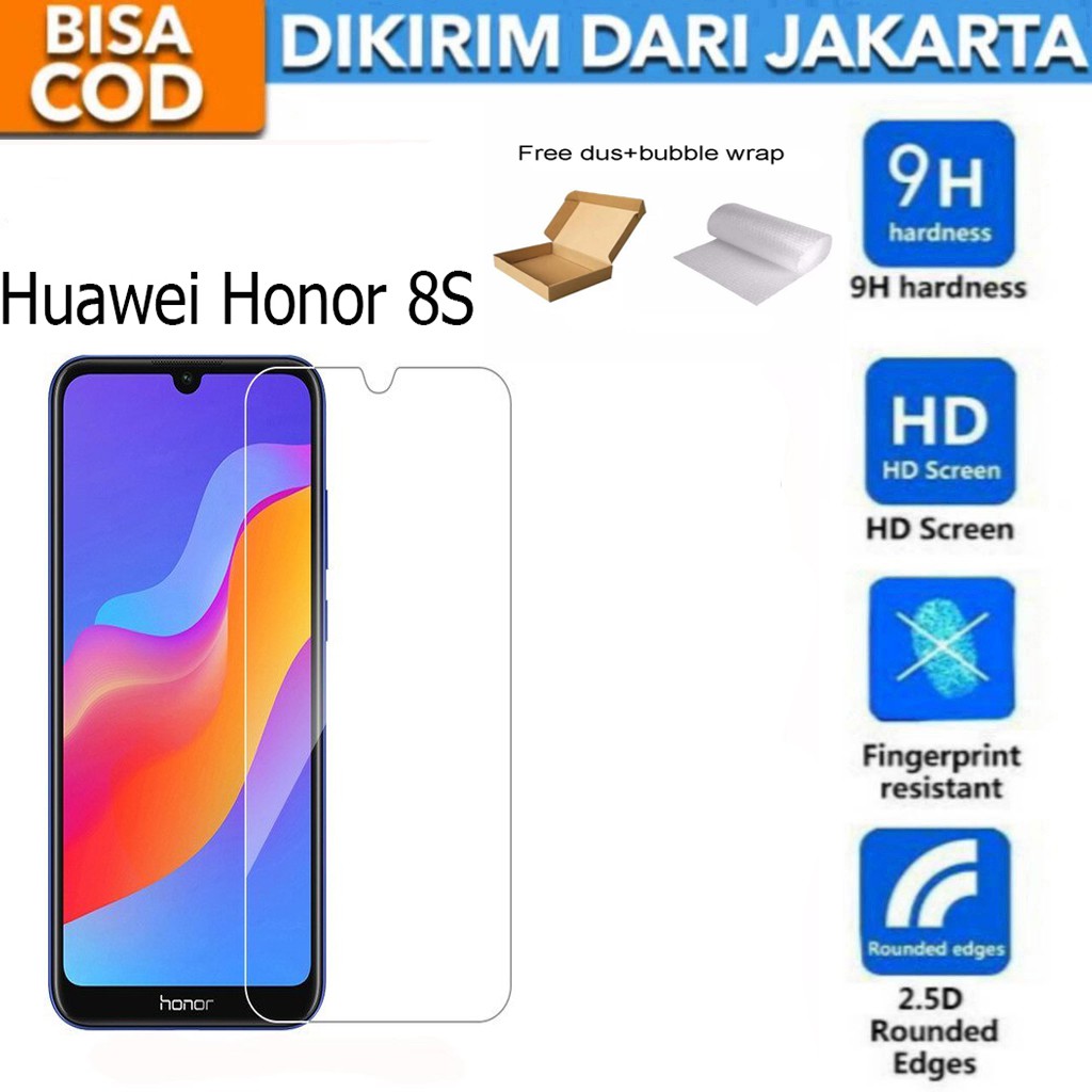 Tempered Glass Huawei Honor 8S Screen Protector Anti Gores