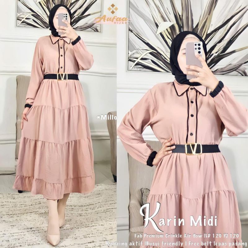 (COD) KARIN MIDI // GAMIS // ORI BY SPASSY