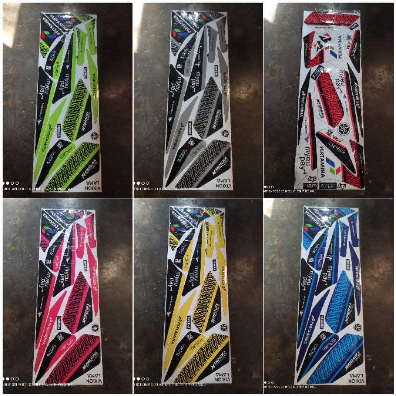 STRIPING STICKER VIXION OLD LAMA MANDALIKA