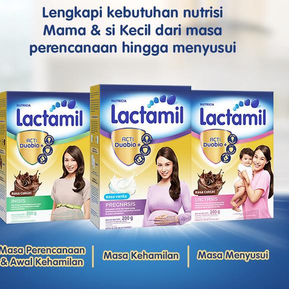 [KODE PRODUK 963] Lactamil Pregnasis Coklat Minuman Khusus Ibu Hamil 400 gr TERMURAH