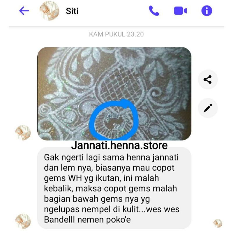 HENNA PUTIH WHITE HENNA JANNATI WHITE HENNA WATERPROOF WHITE HENNA WATERPROOF
