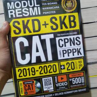 ORIGINAL BUKU CPNS MODUL RESMI SKD  SKB CAT  ASN CPNS 2021 