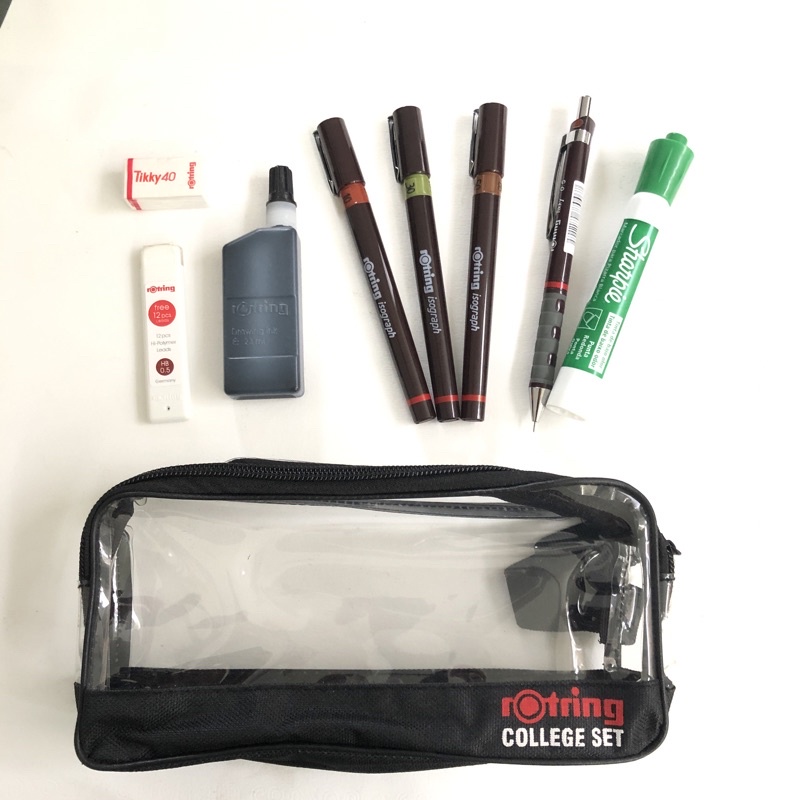 

Rotring college set Isograph 0.1/ 0,3/ 0,5 Eco Pack