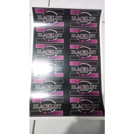 

stiker vinyl glossy A3+