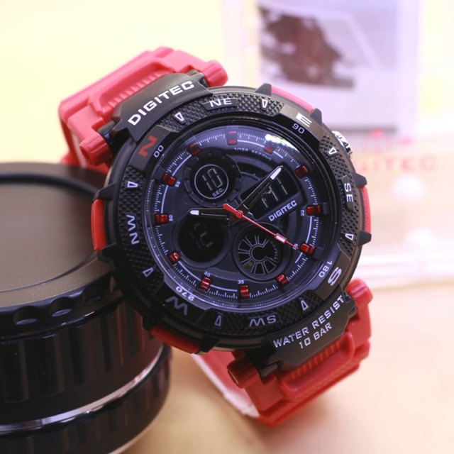 Jam tangan digitec dual time