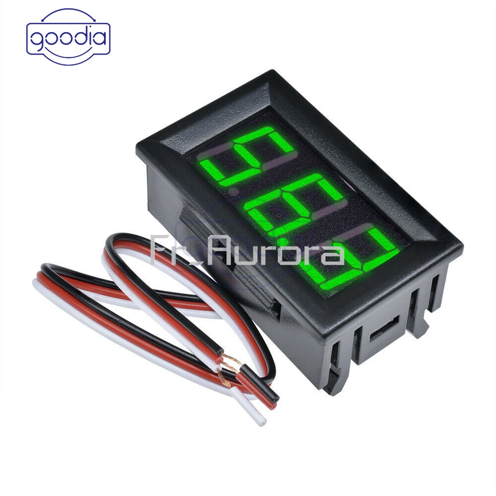 Voltmeter Digital Dc 0-100v Dengan Led Display