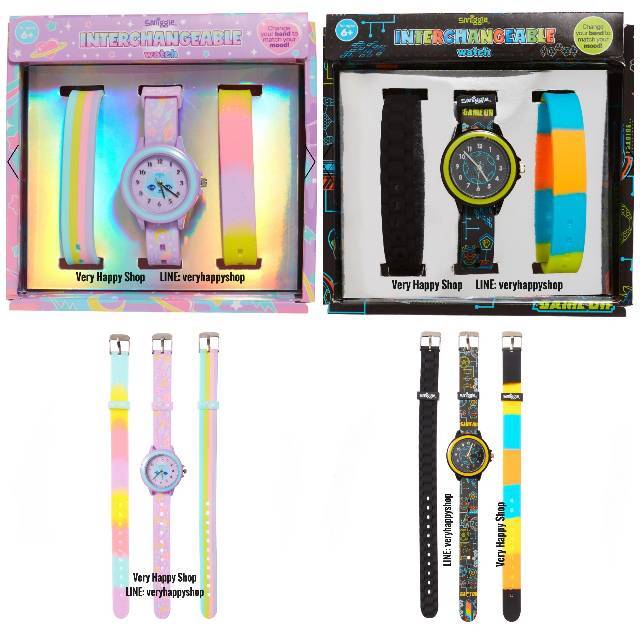 Smiggle Far Away Interchangeable Watch jam tangan anak arloji analog analogue cat ori