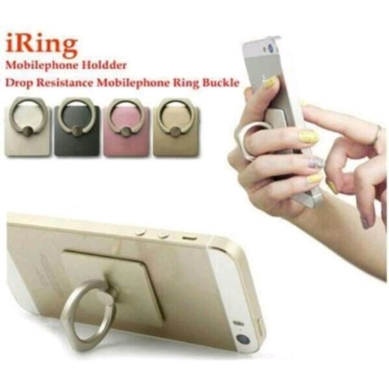 Vinztstore - I Ring Stand Handphone  I Ring Polos for All Smartphone Ring