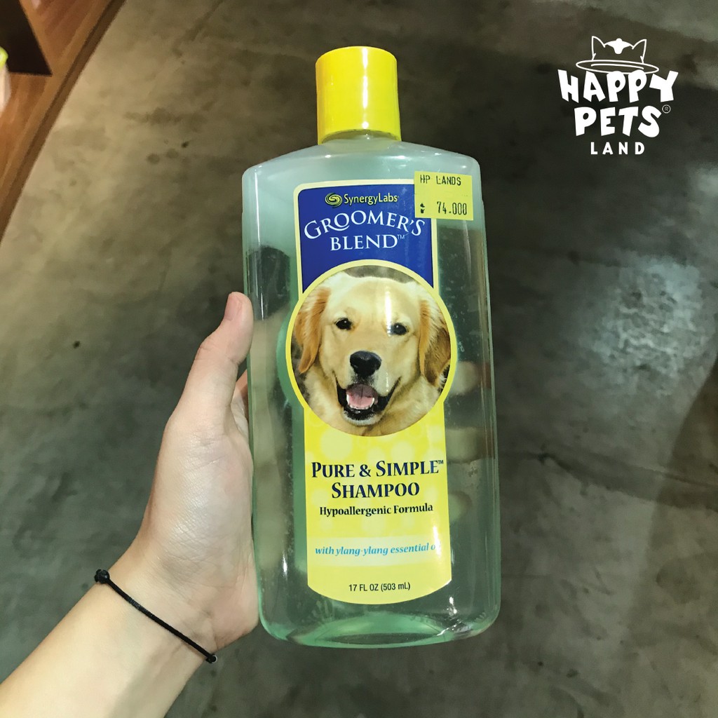 Groomers dog shampoo