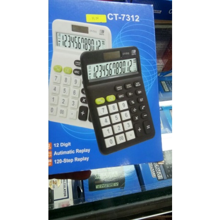 Kalkulator Citizen CT-7312 Lucu//Kalkulator Dagang//Kalkulator 12digit pake baterai AAA