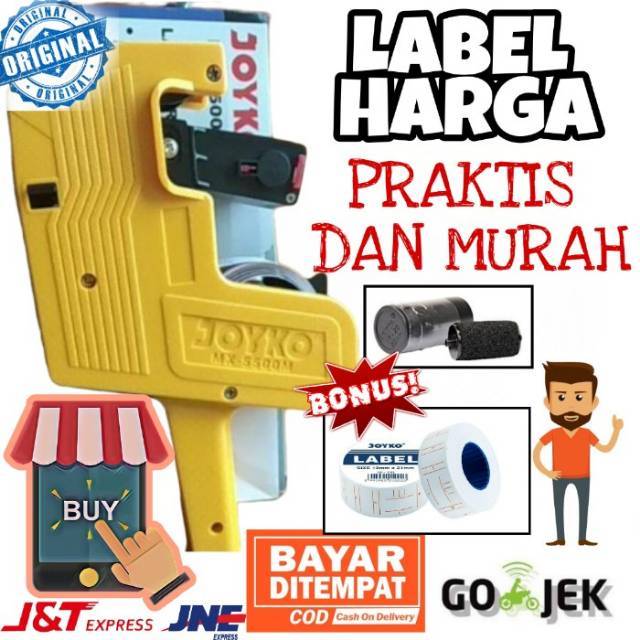

MESIN JOYKO LABEL HARGA BARIS 8 DIGIT TERMURAH UNTUK DITEMPEL DI KEMASAN BARANG JUALAN ANDA PRAKTIS