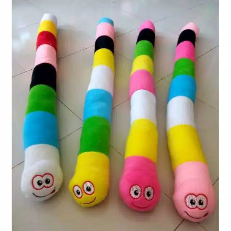 BONEKA CACING ALASKA PELANGI