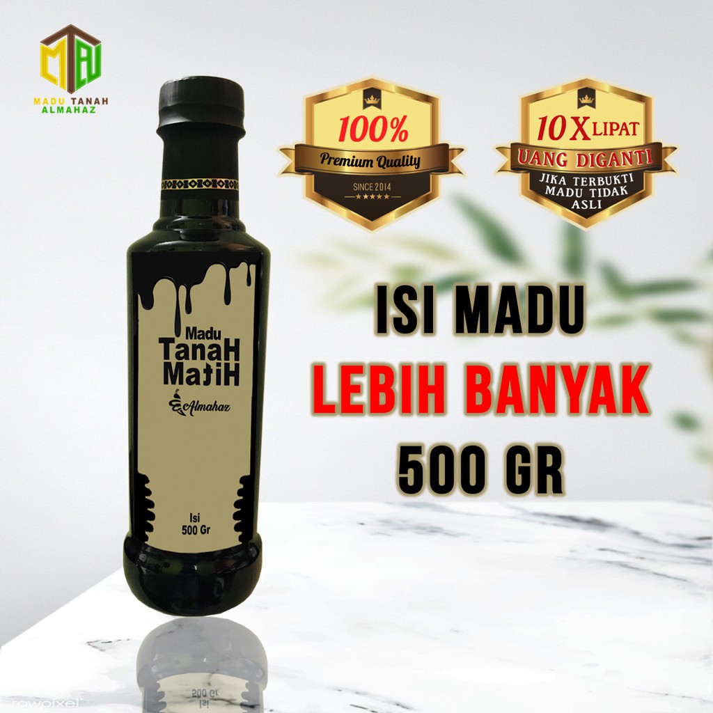 Madu Tanah Hitam Almahaz Madu Hitam Pahit Madu Pahit Plus Madu Tanah Matih 500 Gr