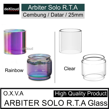 OXVA ARBITER SOLO RTA Replacement Glass | 25mm kaca gelas tabung 25