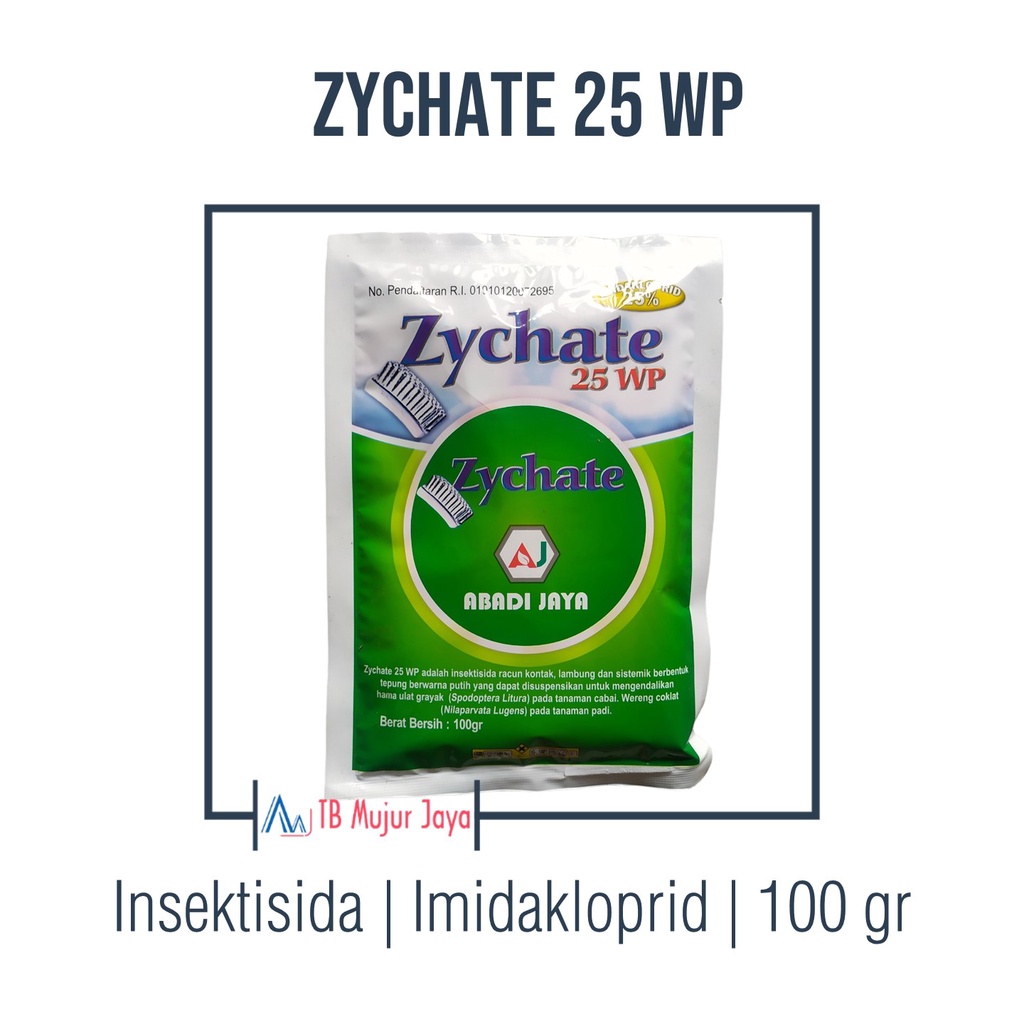 Insektisida Imidakloprid Zychate 25  WP 100 gr