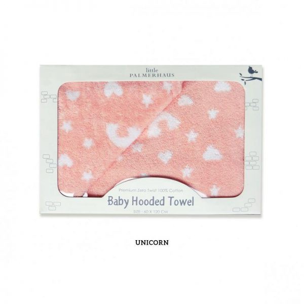 Handuk Berhoodie untuk Bayi dan Anak / Little Palmerhaus Baby Hooded Towel (60×120)