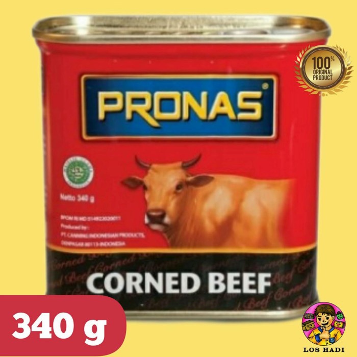 

asa457a Pronas Kornet Sapi Regular (Kemasan Kaleng Eoe) 340 G Xa20X1