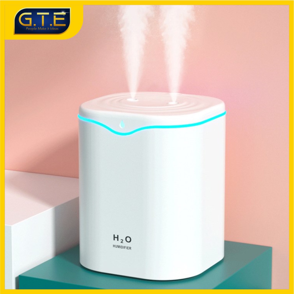 GTE | Humidifier diffuser Air Purifier Aromaterapy Essential oil Difuser 2000ML / Aromaterapi Essential oil Difuser Ruangan