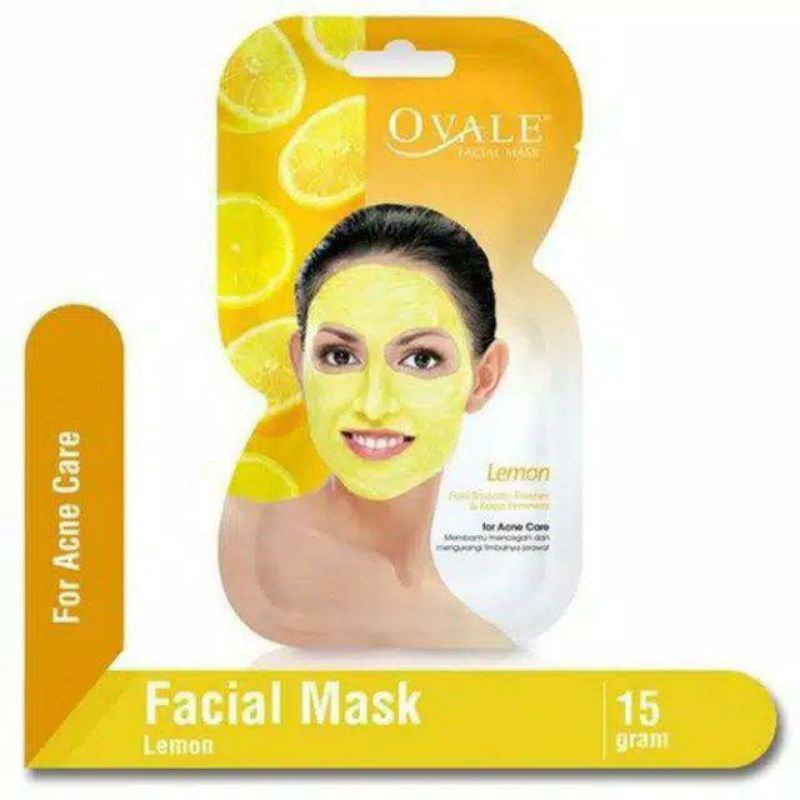 Ovale Face Mask  masker Wajah Sachet