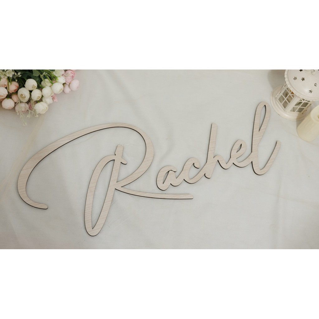 Wooden Name Plaque