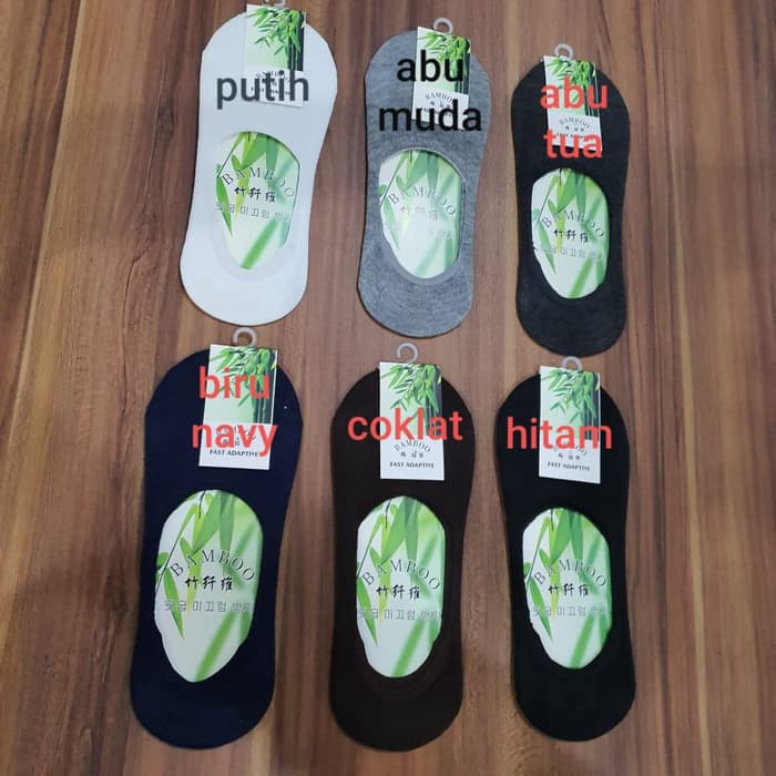 KAOS KAKI ARANG BAMBU - KAOS KAKI ANTI PEGAL - KAOS KAKI SERAT BAMBU SHOW SOCKS BAMBOO