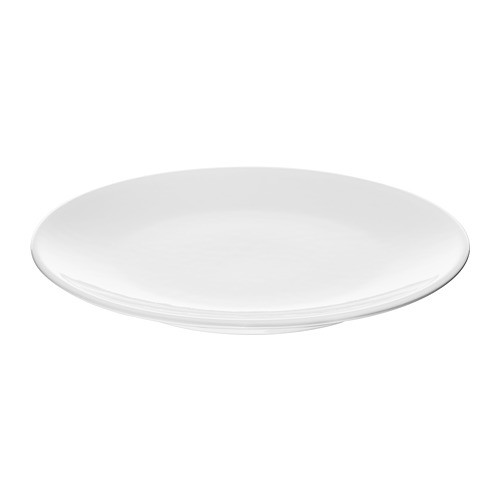 IKEA 1015 FLITIGHET Piring kecil putih 20 cm