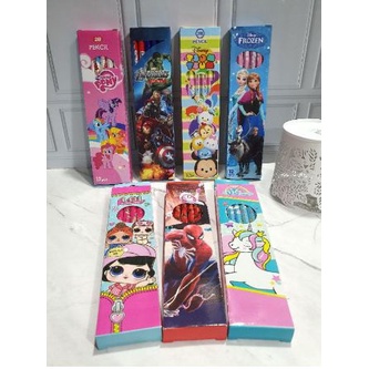 

Pencil | Pencil Kayu 2B Standard or Karakter Fancy Cewe / Cowo