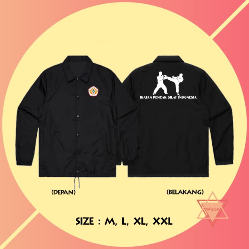 JAKET COACH WINDBREAKER IPSI IKATAN PENCAK SILAT INDONESIA