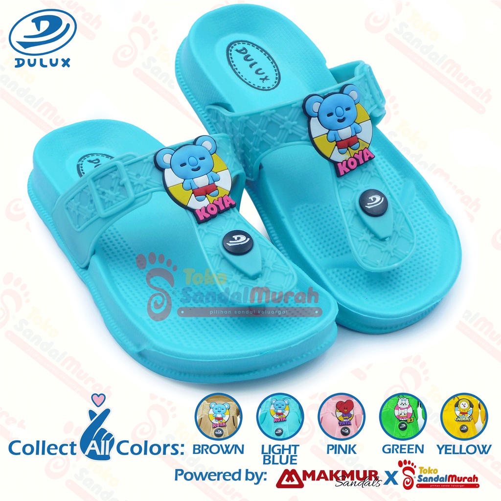 Toko Sandal Murah - Sandal Jepit Anak BT21 Model Terbaru / Sandal Jepit Anak Perempuan Motif Lucu / Sandal Berkualitas Nyaman Anti Air / Sandal Abak Perempuan Warna Warni Ukuran 24 - 29 [TK Sendal Murah LDS 02 A M 399]