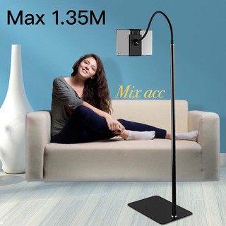 MIXIO S92 Lazypod Lantai 1.35M Phone Holder Stand Hp Holder Hp for Phone Tablet