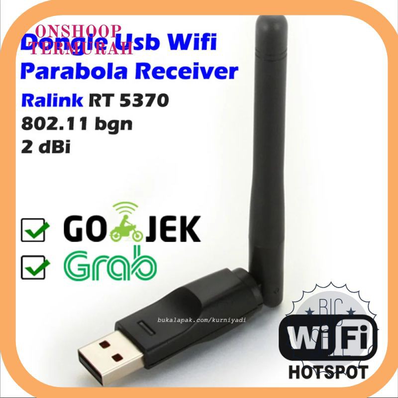 Termurah Wifi Dongle Sumpit Receiver Parabola Usb Ralink RT5370 Terlaris