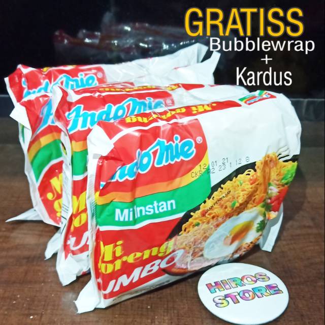 

Paket Indomie Goreng Jumbo 4 bungkus.